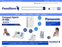 Tablet Screenshot of panastore.com.br